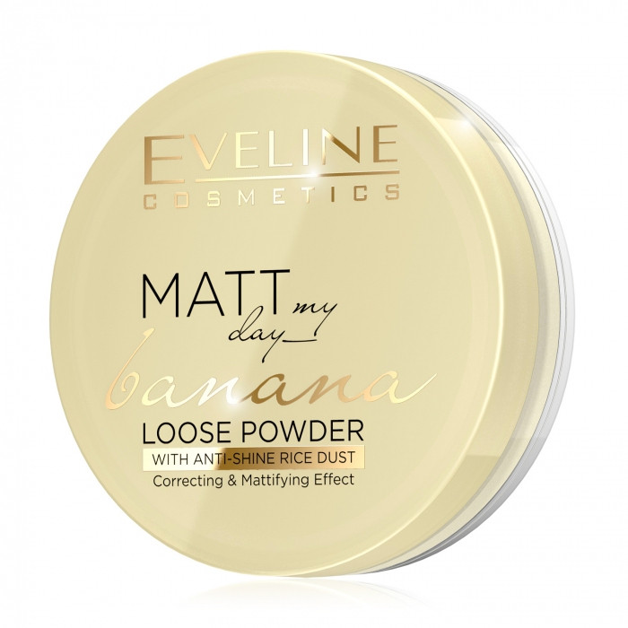 Розсипчаста пудра для обличчя Eveline Cosmetics Matt My Day Banana Loose Powder, 6 р