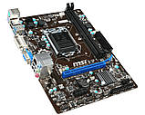НАДІЙНА ПЛАТА s1150 MSI H81M-P33 ( MS-7817 ) на DDR3 / USB3.0 / SATA3 LGA 1150 з ГАРАНТІЄЮ, фото 3