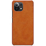 Захисний чохол-книжка Nillkin для Xiaomi Mi 11 Lite Qin leather case Red Червоний, фото 3