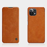 Захисний чохол-книжка Nillkin для Xiaomi Mi 11 Lite Qin leather case Red Червоний, фото 7