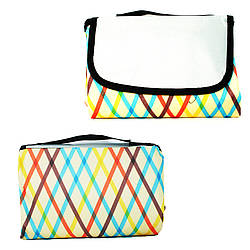 Килимок для пікніка та кемпінгу складаний Водонепроникний 145х180 Підстилка для пляжу