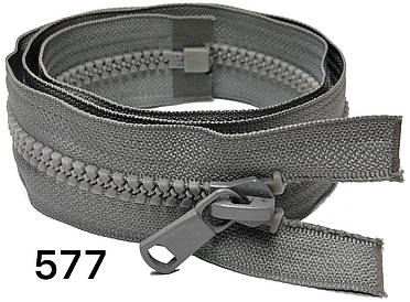 Тракторна косий зуб Світло сіра 100см Тип8 з одним бігунком пластикова роз'ємна