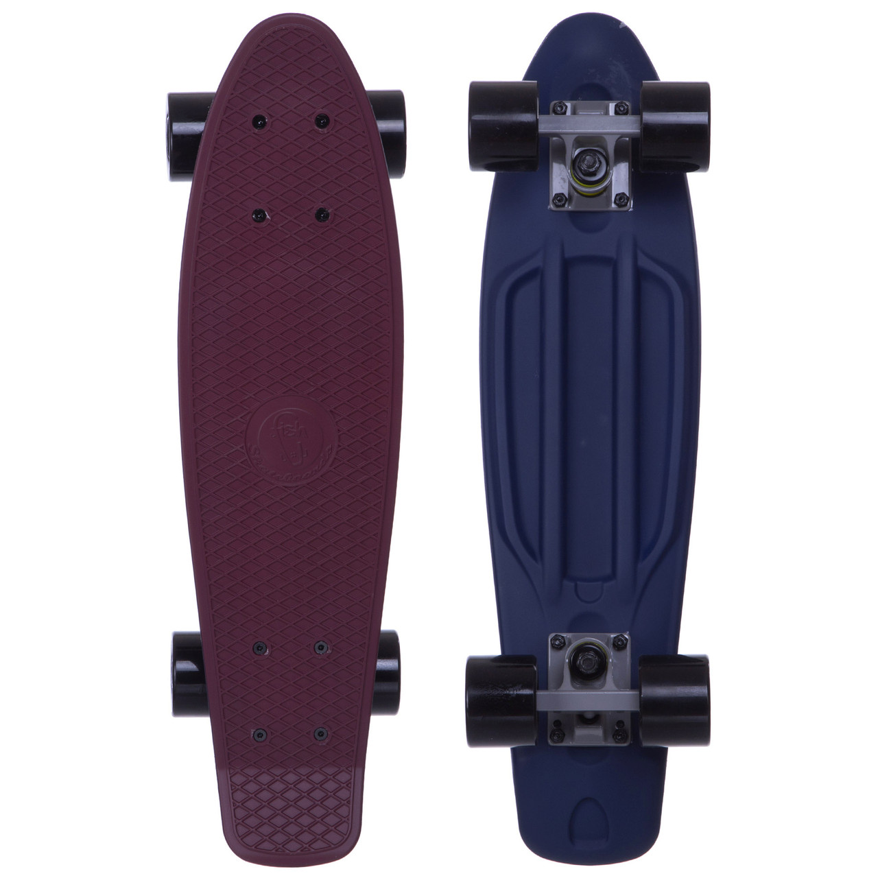 Пенні борд Penny Board круїзер пластиковий 22" RUBBER SOFT FISH SK-410-5