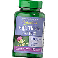 Экстракт расторопши Puritan's Pride Milk Thistle Extract 1000 mg 180 гел капсул силимарин для печени