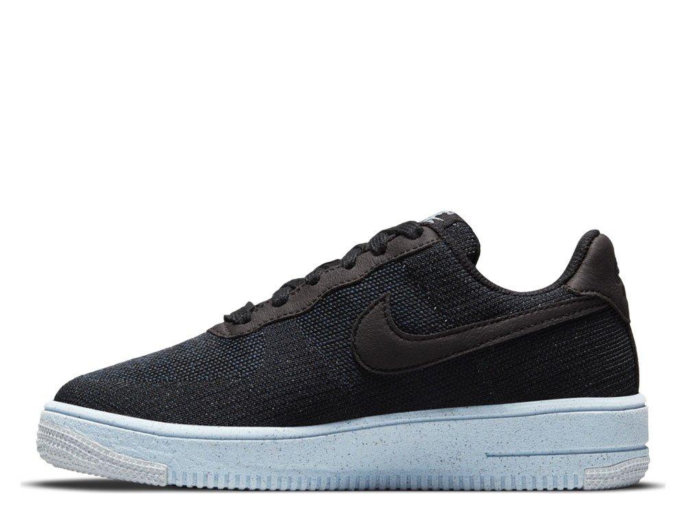 Nike air force black flyknit deals