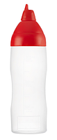 02554 Пляшка для соусу 350 мл (червона) "Araven"