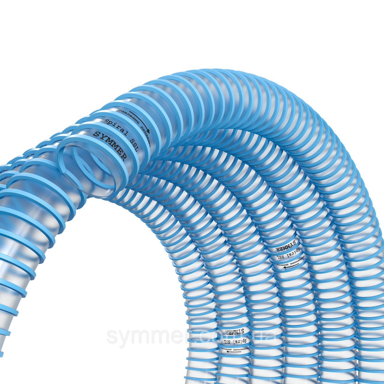 Гофрованатруба(гофра) ПВХ SYMMER Spiral SSL ∅ 35х0.8мм
