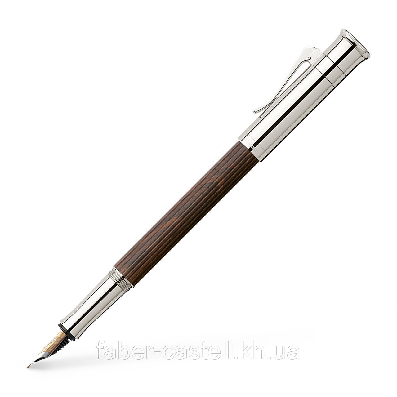Ручка перова Graf von Faber-Castell Fountain pen Grenadilla з колекції Classic, перо М, 145520