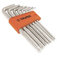 Набор удлиненных ключей Torx в пластиковой кассете 7 шт Truper (TORX-7L)