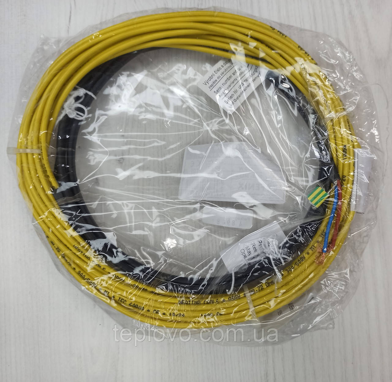 Універсальний нагрівальний кабель in-therm ADSV20 350 Вт (1,7 - 2,4 м2), тепла підлога під плитку