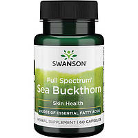Облепиха, Sea Buckthorn, Swanson, 400 мг, 60 капсул