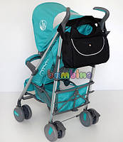 Універсальна сумка для мами коляски bambino Бірюзова, фото 3