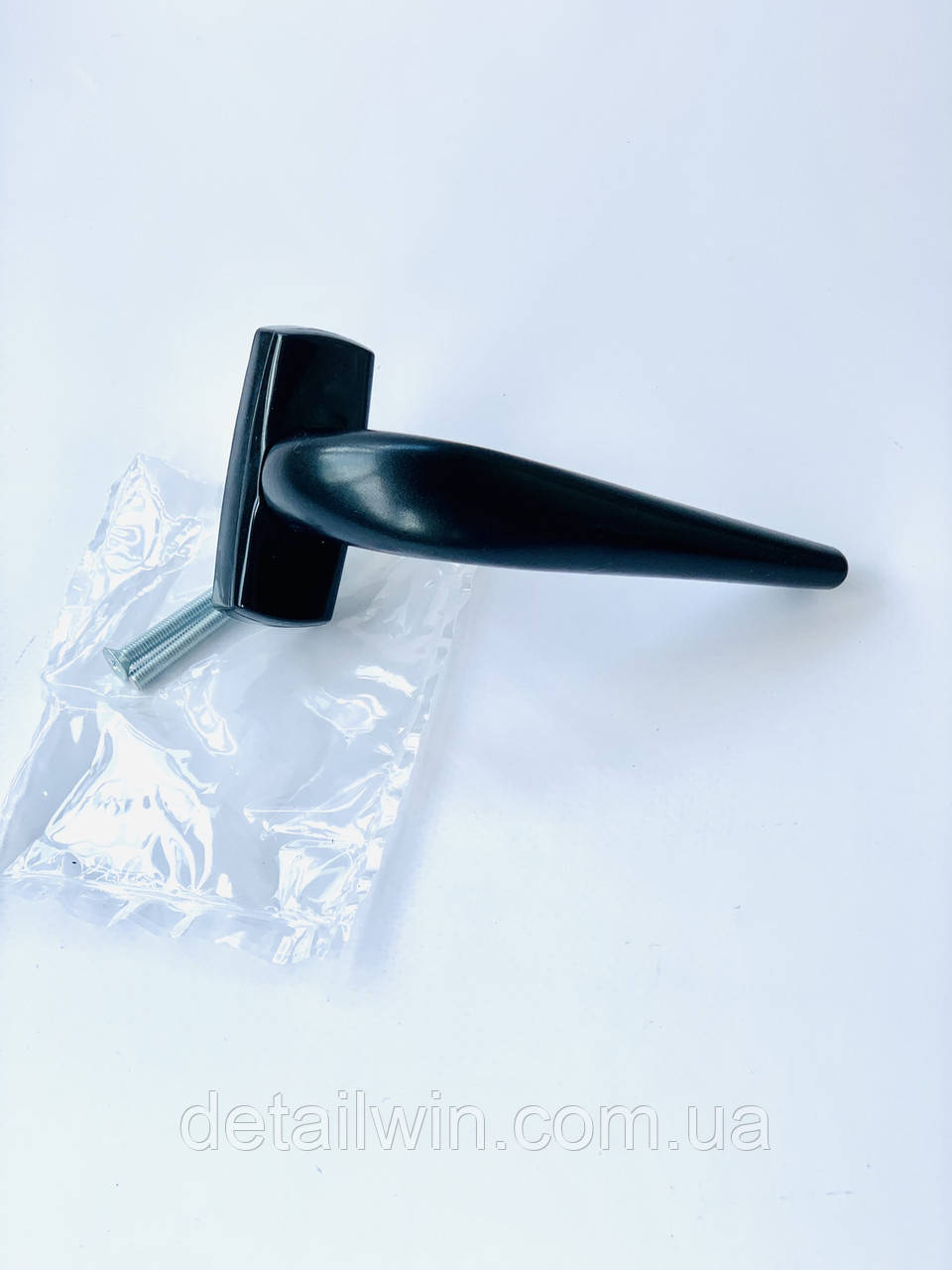 Ручка оконная для металлопластикового окна алюминиевая Stublina 1036 черная, 40 мм штифт - фото 4 - id-p1431020105