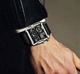 Чоловічий годинник для військових Lige Maxi з 2 механізмами часу, фото 6
