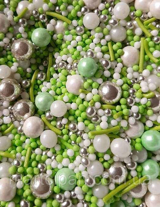 Мятний бріз посыпка сахарная декоративная 40 гр, фото 1