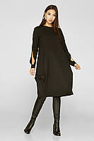 Платье женское Сеул, черный блеск,бренд Solh