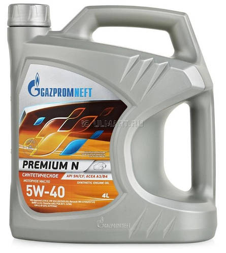 Моторное масло Gazpromneft Premium N 5W-40 4л, цена 541 грн — Prom.ua ...