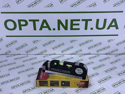 Лазерний Рівень Laser Level Pro 3 З Вбудованою Рулеткою і рівнем