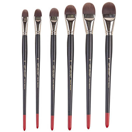 Пензель широкий 30 мм #28 для аквагриму, макіяжу Art Secret