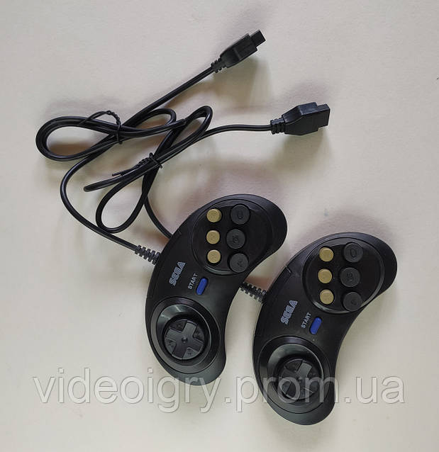 Sega Mega Drive 2 NEW 16-bit + встроенные игры (синяя коробка