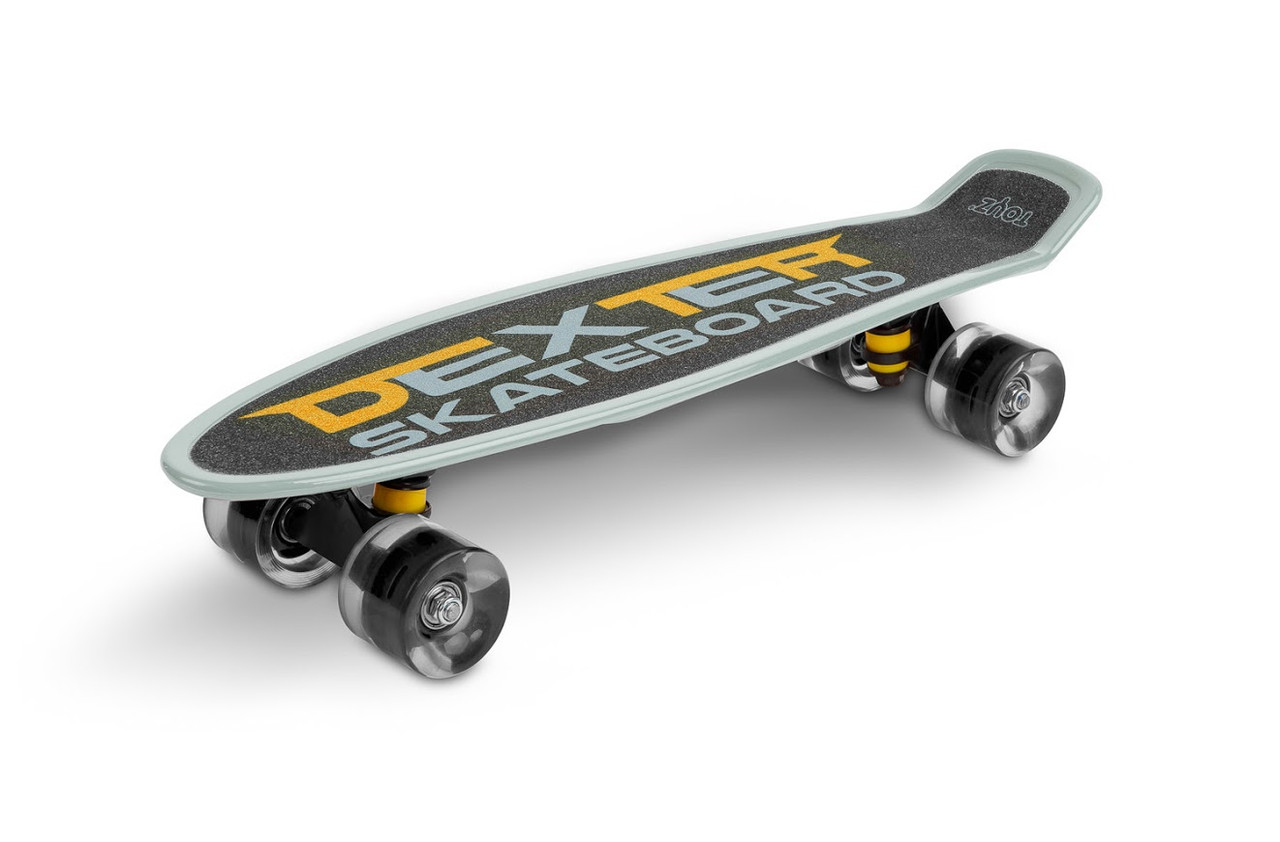 Скейт пенни борд Caretero (Toyz) Dexter + шлем и защита Grey, фото 1