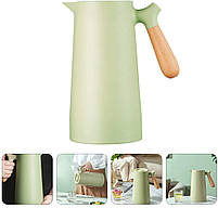 Термос-глечик для гарячих та холодних напоїв, термоглечик 2в1 Cooking House - 1 л - оливковий, фото 4