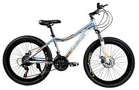 Велосипед Unicorn - Sliding 24" Размер рамы 14" Алюминий Серо-оранжевый