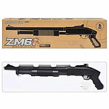 Іграшкова рушниця дробовик вінчестер ZM 61 з металево-пластиковим корпусом, фото 8