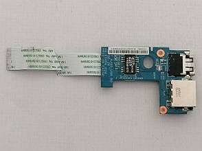 Б/В Плата LAN/USB для ноутбука Lenovo V570 V575 B570 B575 Z570 Z575 (55.4IH06.011), фото 3