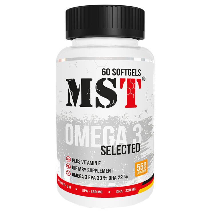Omega 3 Selected MST Nutrition, 60 капсул