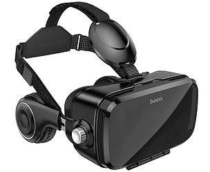 3D окуляри віртуальної реальності з навушниками HOCO (гарнитура) VR DGA03 Чорний