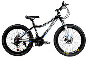 Велосипед Unicorn - Sliding 24" Размер рамы 14" Алюминий Черно-синий