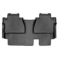 Килимки в салон (задні) Toyota Tundra 2014-19 Double Cab без ящика з бортиком, чорні WeatherTech 440939