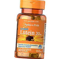 Лютеин для зрения Puritan's Pride NOW Lutein 20 mg 30 капс для здоровья глаз