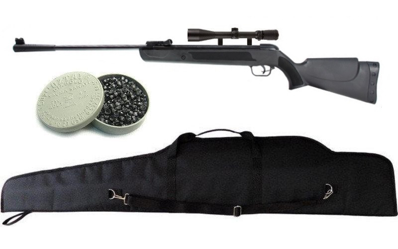 Пневматична гвинтівка Air Rifle LB600 + приціл 4х20 + кулі Oztay 0,51 + чохол, фото 1