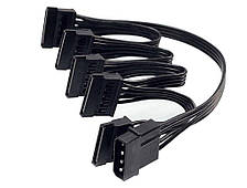 Перехідник molex to 5 x sata