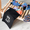 Мішечок бавовняний ORGANIZE для шкарпеток 20х30 см Socks (чорний), фото 2
