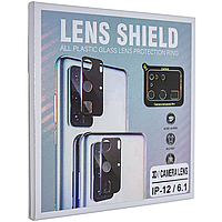 Ударопрочное защитное стекло для камеры 3D на APPLE IPHONE 12 6,1" черный