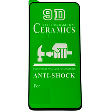 Захисне скло Ceramic Huawei Honor 10X Lite Full Glue повна проклейка, чорне