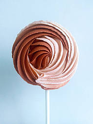 Кондитерська прикраса "Безе" на палочці d60 "Шоколадне"