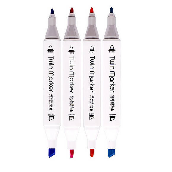 Фломастеры цветные (скетчмаркеры) 