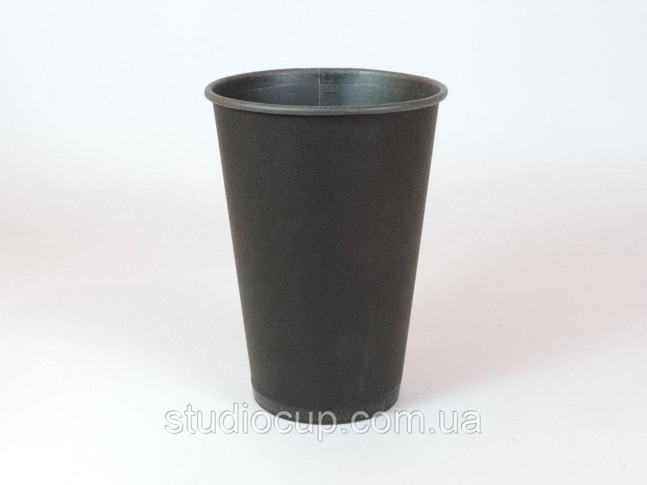 Стакан 400мл Black-Black (50 шт/уп.) ST 90