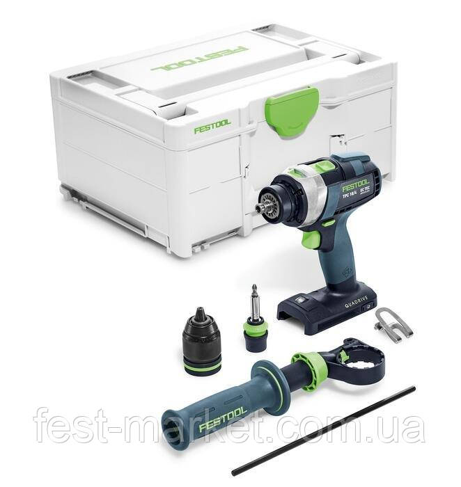 Акумуляторна ударна дриль-шуруповерт QUADRIVE TPC 18/4 I-Basic Festool 575604