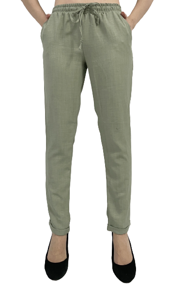 Штани з кишенями Elegance EL14 56 зелені