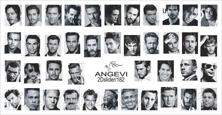 Слайдер-дизайн для нігтів ANGEVI 182