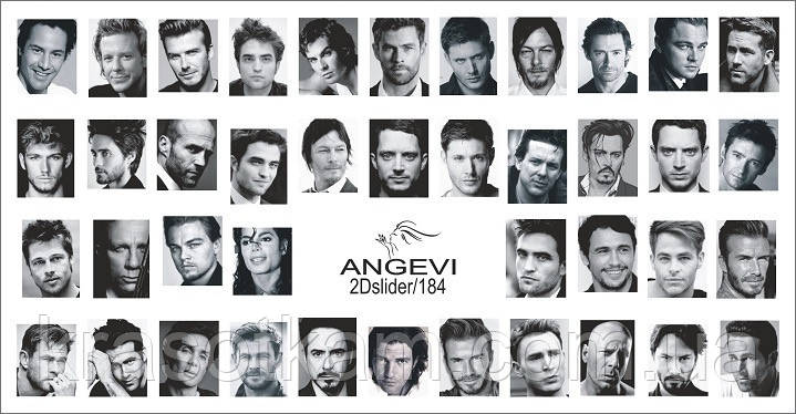 Слайдер-дизайн для нігтів ANGEVI 184