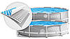 Каркасний басейн Intex Prism Frame 305x76 см 26700, 4485 л, круглий, ПВХ Сірий, фото 7