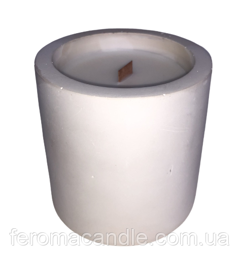 Свічки із соєвого воску Cylinder з ароматом лемогрес
