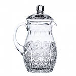 Глечик з кришкою 1,5 л кришталь