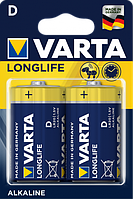 Батарейки Varta Longlife С BLI 2 Alkaline LR14 минибочка (цена за 2 шт.)